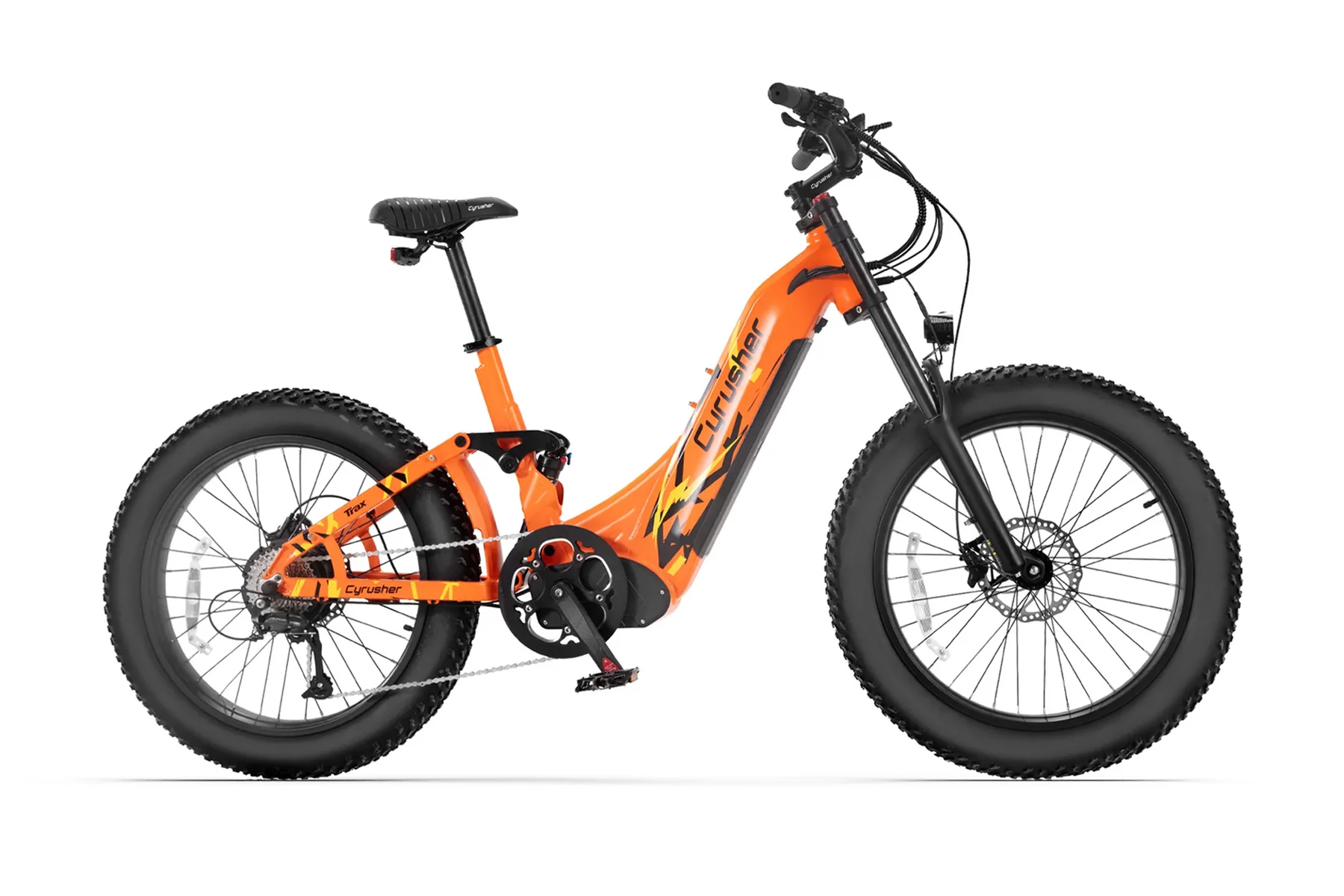 CyrusherTrax24_Step-throughAirShockEbike-Orange